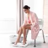 Picture of Vaunn Medical  Shower Chair Bath Seat With Padded Arms, Removable Back And Adjustable Legs, Bathtub Safety And Support