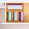 Picture of Seville Classics Bamboo Bag Storage Organizer, Set of 4