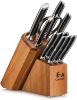 Picture of Cangshan German Steel Forged 12-Piece Knife Block Set, Acacia -BLACK.