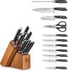 Picture of Cangshan German Steel Forged 12-Piece Knife Block Set, Acacia -BLACK.