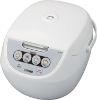 Picture of TIGER JBV-A10U 5.5-Cup (Uncooked) Micom Rice Cooker with Food Steamer Basket, White
