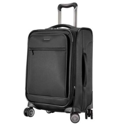 Picture of Ricardo Oceanside 22" Softside Carry-On Luggage Spinner - Black/Obsidian