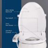 Picture of Bio Bidet Ultimate BB-600 Bidet Toilet Seat, adjustable Heated Seat and Freshwater, Dual Nozzle Sprayer, Posterior Feminine Wash, Elongated