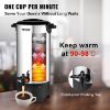 Picture of VEVOR Commercial Coffee Urn, 50 Cups Stainless Steel Large Coffee Dispenser