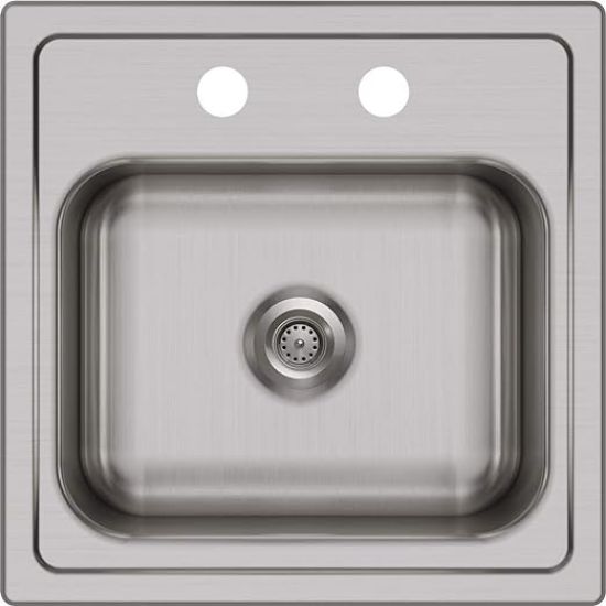Picture of Elkay DSEP1515C Dayton Single Bowl Drop-in Stainless Steel Bar Sink + Faucet Kit