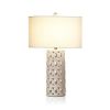 Picture of 2 PACK white Ceramic Table Lamp