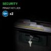 Picture of SentrySafe Fireproof Safe Box with Key Lock, Safe for Files and Documents, 0.61 Cubic Feet, 13.6 x 15.3 x 12.1 inches, 1170