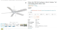 Picture of Minka-Aire F589-WH Sundowner 54 Inch Outdoor Pull Chain Ceiling Fan in White Finish