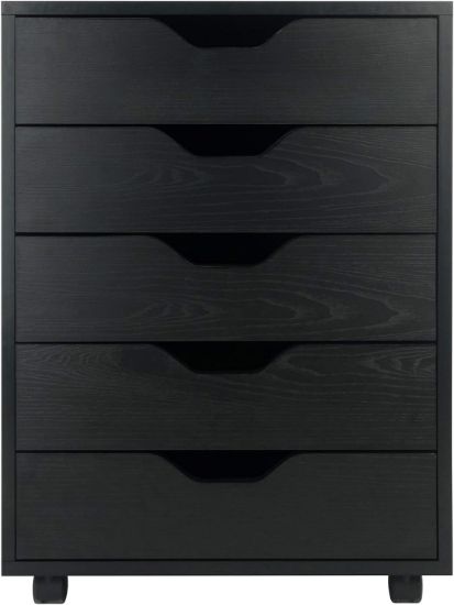 Picture of Winsome Halifax Storage/Organization, 5 drawer, Black