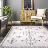 Picture of nuLOOM Evalyn Machine Washable Southwestern Motif Area Rug 6*9 ft