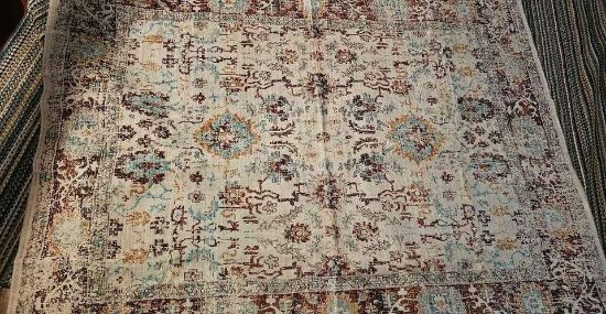 Picture of nuLOOM  Machine Washable Medallion Area Rug, 8x10, Rust