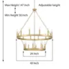 Picture of Acroma 20-Light 40in Wagon Wheel Chandelier