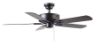 Picture of Harbor Breeze Cypress Point 52-in Matte Black Indoor Downrod or Flush Mount Ceiling Fan (5-Blade)