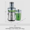 Picture of Breville Juice Fountain Cold Plus Juicer, Brushed Stainless Steel, 70 fl oz