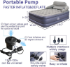 Picture of A-ER-FA Queen Size Air Mattress with Headboard , 3 Mins Quick Inflatable Airbed