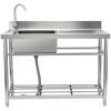 Picture of VEVOR Deluxe Stainless Steel Utility Sink: Multifunctional Kitchen & Commercial Solution