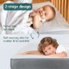 Picture of BABELIO Premium Memory Foam Crib Mattresses, 2-Stage, Cool Gel, with Waterproof Lining & Removable Mattress Cover