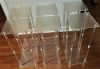 Picture of Geetery 6 Pieces Tall Acrylic Vase Wedding Centerpieces Clear Flower Stand Column(20 in)