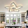Picture of Jesskit 26.8" Chandelier Ceiling Fan with Lights, 3 Color Dimmable and 6 Speeds Remote Control