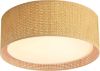 Picture of WINGBO 20" Modern 5-Light Flush Mount Ceiling Light Fixture with Fabric & Acrylic