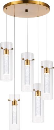 Picture of ZHLWIN Pendant Ceiling Light Fixture (Gold 5-Light)