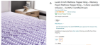 Picture of Lucid 2 Inch Mattress Topper King – Memory Foam Mattress Topper King – 5 Zone Lavender (76 x 80 x 2 inch)