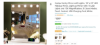 Picture of Hasipu Vanity Mirror with Lights, 18" x 23" LED Makeup Mirror with 15 Dimmable LED