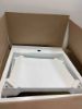 Picture of Project Source 24-in x 24-in 1-Basin White Freestanding Utility Tub with Drain with Faucet