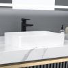 Picture of Donsdey 24"x16" Bathroom Vessel Sink Rectangle White Ceramic