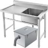 Picture of 8 lbs Commercial Grease Trap for Home Restaurants Under Sink, Stainless Steel Interceptor