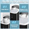 Picture of Nugget Ice Maker Countertop Soft Chewable Ice in 7 Mins, 34Lbs/24H