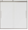 Picture of Delta EverEdge Brushed Nickel 56-in to 60-in x 59.0552-in Frameless Sliding Bathtub Door