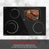 Picture of GIONIEN Electric Cooktop 30 Inch 220V~240V, Drop-in Ceramic Cooktop Stove ,4 Burners