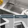 Picture of Lordear 36 Inch Undermount Kitchen Sink (36x19x10) in Stainless Steel