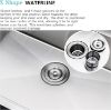 Picture of Lordear 36 Inch Undermount Kitchen Sink (36x19x10) in Stainless Steel