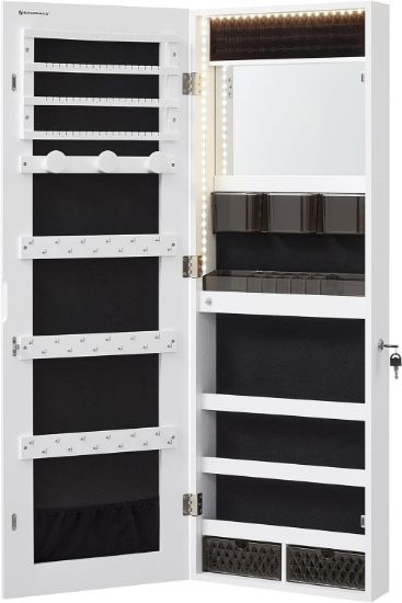 Picture of SONGMICS Mirror Jewelry Cabinet Armoire Organizer