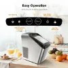 Picture of CROWNFUL Nugget Ice Maker Portable Countertop Machine, 26lbs Crunchy Pellet Ice in 24H
