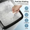 Picture of CROWNFUL Nugget Ice Maker Portable Countertop Machine, 26lbs Crunchy Pellet Ice in 24H