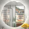 Picture of LED MIRROR 36 Inch Round LED Bathroom Mirror with Lights, Dimmable Anti-Fog