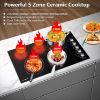 Picture of AMZCHEF Electric Cooktop 36 inch Built-in Electric Stove Burner with 5 Burners