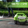 Picture of Greenworks 1800 PSI  Electric Pressure Washer & 12" (in.) Surface Cleaner Pressure Washer Attachment