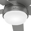 Picture of 52" Hunter Aerodyne 5-Blades Ceiling Fan, with Remote, Multi-Speed Reversible, LED Light Kit ($150 on Amazon)