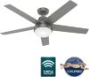 Picture of 52" Hunter Aerodyne 5-Blades Ceiling Fan, with Remote, Multi-Speed Reversible, LED Light Kit ($150 on Amazon)