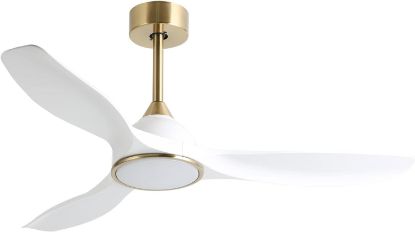 Picture of 52" Modern Ceiling Fan, 6-Speed, Lights Remote Control, 3-Blade, Quiet Motor, High CFM