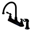 Picture of Project Source Gatebridge Oil Rubbed Bronze Double Handle Kitchen Faucet ($100 on Lowes)