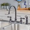 Picture of Project Source Gatebridge Oil Rubbed Bronze Double Handle Kitchen Faucet ($100 on Lowes)